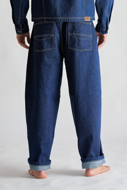 DARK BLUE BAGGY JEANS